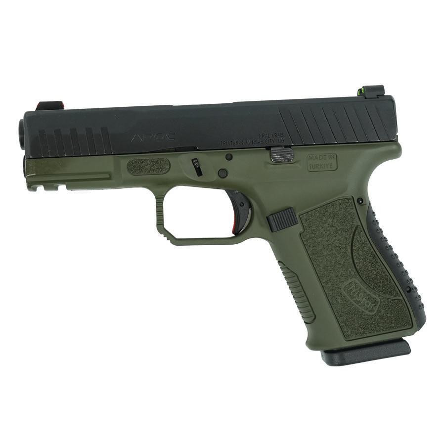 tristar_apoc_handgun_9mm_luger_15rd_magazine_4_barrel_fiber_optic_sights_od_green_black_uo85776_0002_Left
