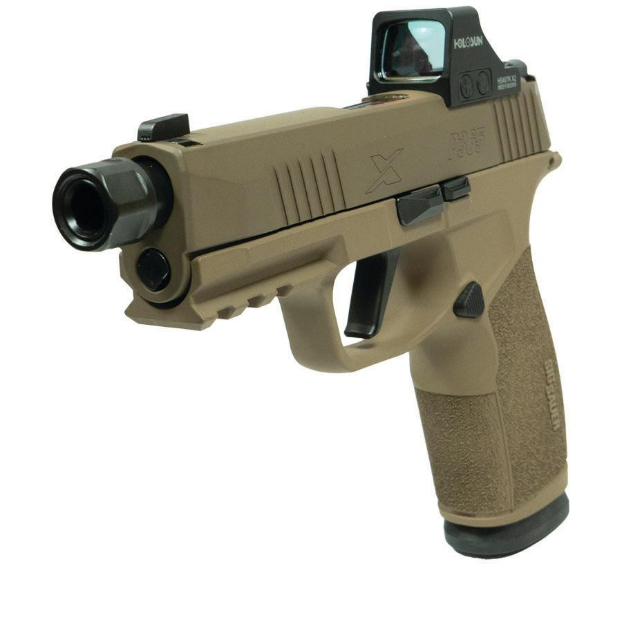 sig_p365_xmacro_9mm_pistol_xseries_slide_2_17rd_2_tone_tan_tb_w_optic_xi6712052tto_Angle Lefft