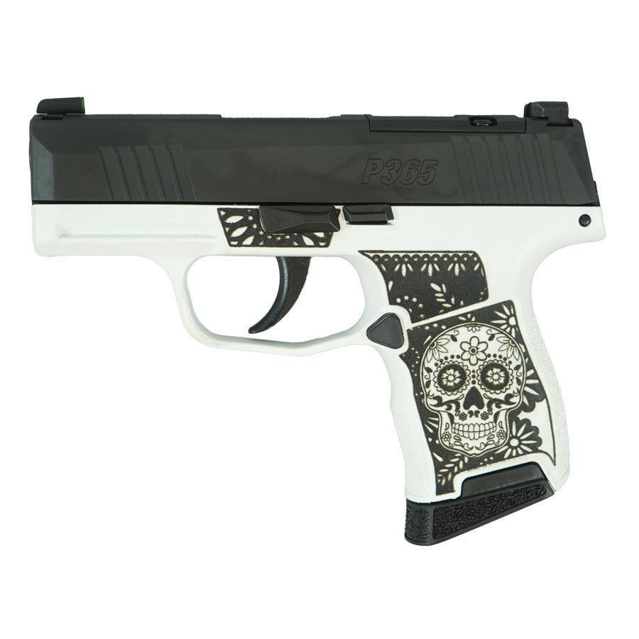 p365_9mm_3_1_blk_strkr_xray3_optic_ready_2mag_sugar_skull_xi681228sswb_left